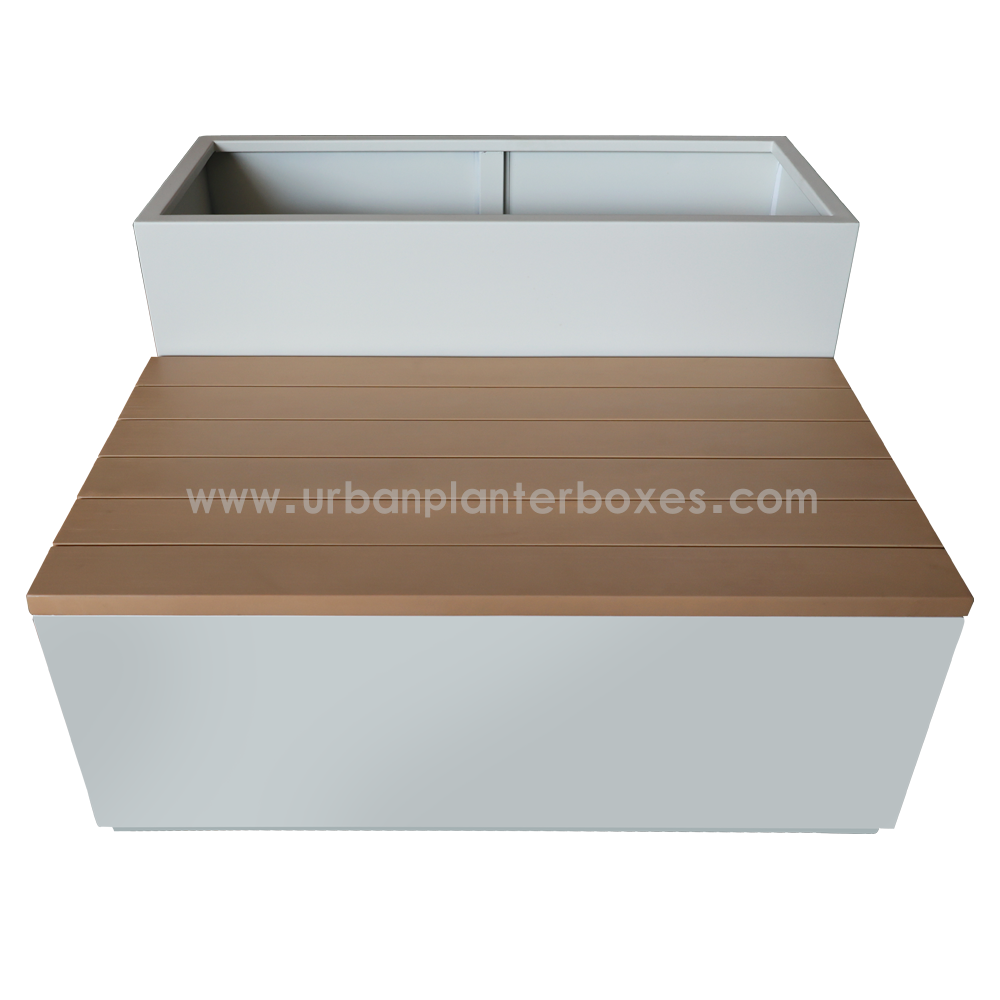 PB-M-130 metal WPC SEATING pla